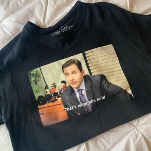 The Office black pacsun shirt